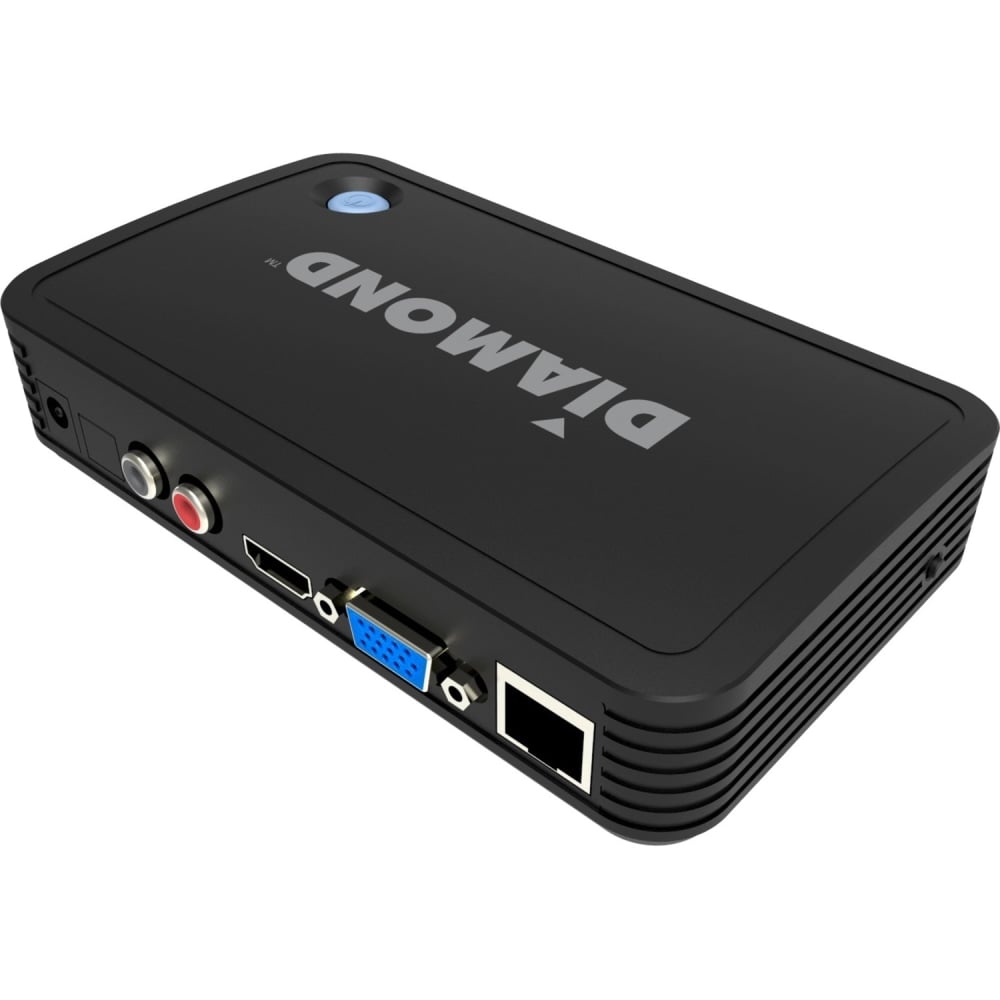 DIAMOND Stream2TV - Functions: Video Streaming, Video Decoding - USB - 1920 x 1080 - VGA - Audio Line Out - Linux, iOS, Android MPN:WPCTV3000