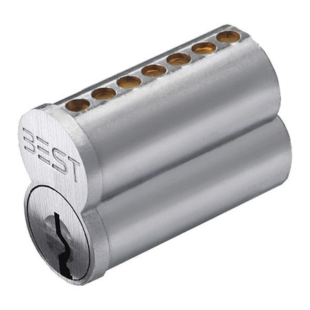 Peaks Uncombinated Core, B6 Keyway, Satin Chrome MPN:1CB7B61626