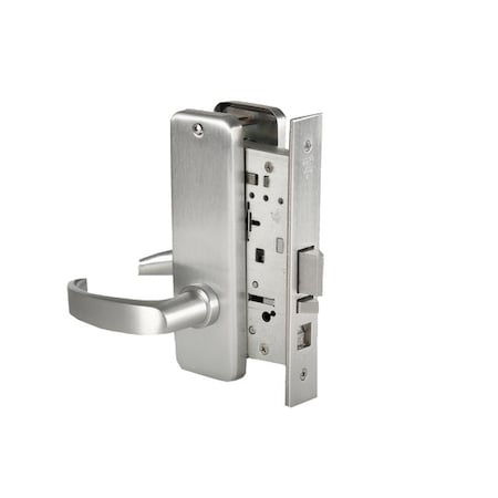 Mortise 45H Lock, Privacy, Lever, Escutcheon, Satin Chrome AM, RH MPN:45H0L14J626AMRH