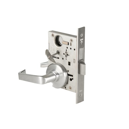 Mortise 45H Lock, Privacy, Lever, Rose, Satin Chrome AM, RH MPN:45H0L15H626AMRH
