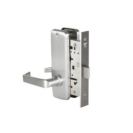 Mortise 45H Lock, Privacy, Lever, Escutcheon, Satin Chrome AM, RH MPN:45H0L15J626AMRH