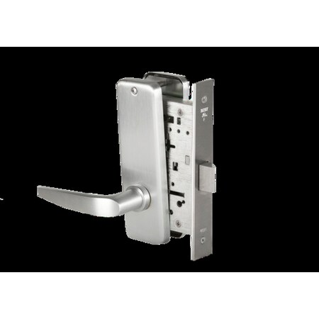 Mortise 45H Lock, Privacy, Lever, Escutcheon, Satin Chrome AM, LH MPN:45H0L16J626AMLH