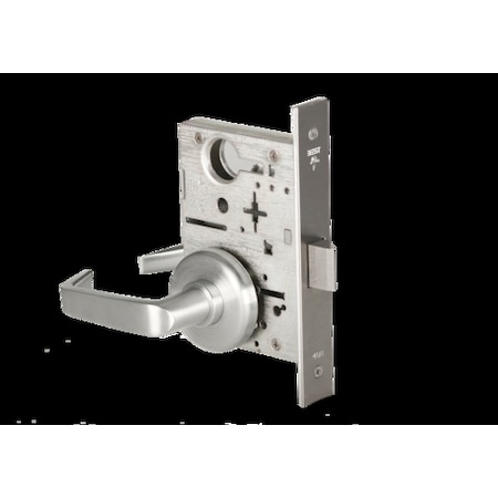 Mortise 45H Lock, Passage, Lever, Rose, Satin Chrome, LH MPN:45H0N15H626LH