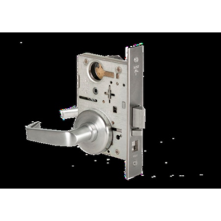 Mortise 45H Lock, Office, Lever, Rose, Satin Chrome AM, LH MPN:45H7A15H626AMLH