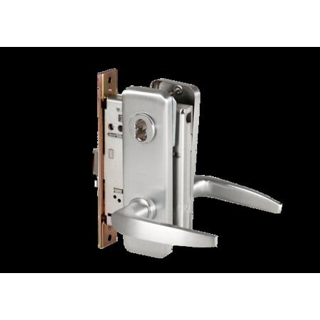 Mortise 45H Lock, Office, Lever, Escutcheon, Satin Chrome AM, LH MPN:45H7A16J626AMLH