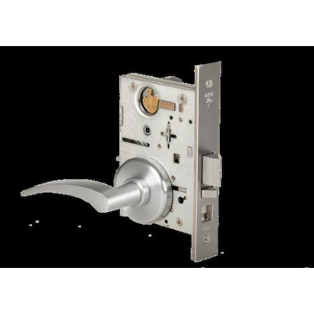 Mortise 45H Lock, Office, Lever, Rose, Satin Chrome, RH MPN:45H7A17H626RH