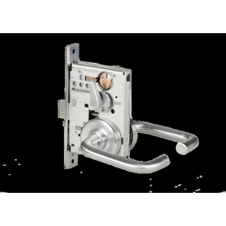 Mortise 45H Lock, Entry, Lever, Rose, Satin Chrome, RH MPN:45H7AB3R626RH