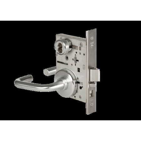 Mortise 45H Lock, Entry, Lever, Rose, Satin Chrome, RH MPN:45H7AT3H626RH