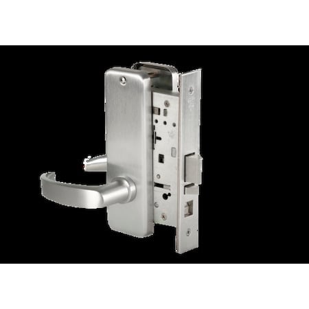 Mortise 45H Lock, Storeroom, Lever, Escutcheon, Sat Chr AM, LH MPN:45H7D14J626AMLH