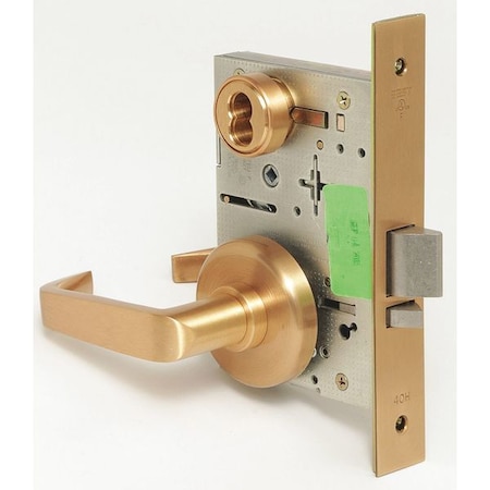 Mortise Lockset, Lever, 40H Rose, Ser. 40H, Grd. 1, Storeroom MPN:45H7D15H612