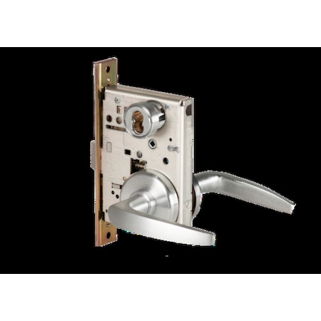 Mortise 45H Lock, Storeroom, Lever, Rose, Satin Chrome, RHRB MPN:45H7D16H626RHRB