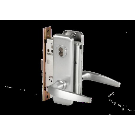 Mortise 45H Lock, Storeroom, Lever, Escutcheon, Sat Chr AM, RH MPN:45H7D16J626AMRH