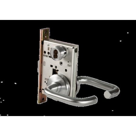 Mortise 45H Lock, Storeroom, Lever, Rose, Satin Chrome, RH MPN:45H7D3H626RH