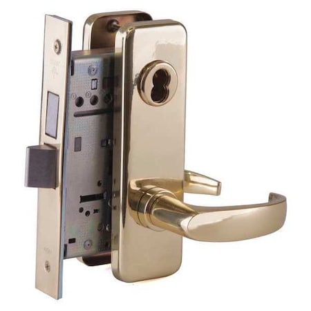 Mortise Lockset, Lever, 40H Ser., 40H Escutcheon, Dorm, Mech. MPN:45H7T14J605