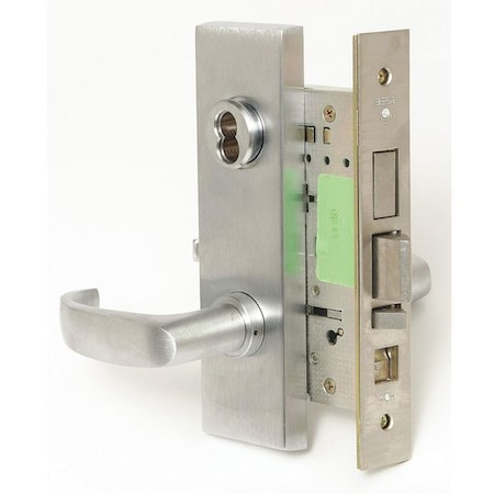 Mortise Lockset, Lever, 40H Ser., 40H Escutcheon, Dorm, Mech. MPN:45H7T14M626