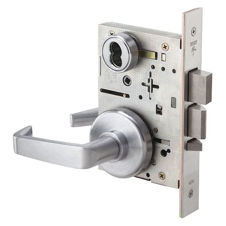 Mortise Lockset, Lever, 40H Ser., 40H Rose, Dorm, Mech. MPN:45H7T15H626