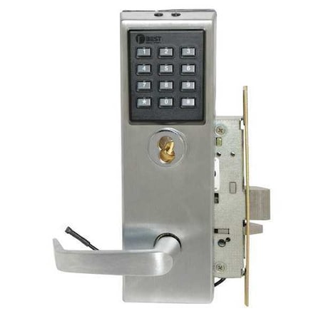 Mortise Lockset, Lever, 40HZ Ser., 40HZ Escutcheon, Store, Elec. MPN:45HZ7DV15KP626