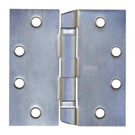 Door and Butt Hinge, Steel, Full Mortise Mounting, 1 13/16 in Leaf W x 4 1/2 in Leaf H MPN:68856