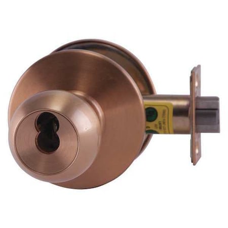 Knob Lockset, Mechanical, Entrance, Grd. 1 MPN:8K37AB4DSTK612