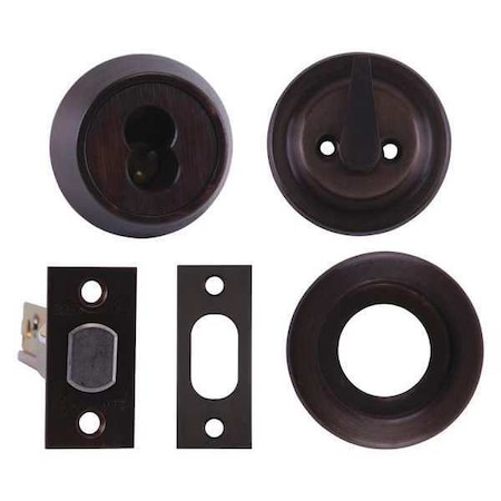 Deadbolt, Chrome, Single, 2-3/4in. MPN:8T37KSTK613