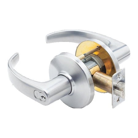 Cylindrical 9K Lock, Entrance, Lever, Rose, S3, Satin Chrome AM MPN:9K37AB14CS3626AM