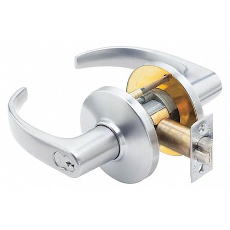 Door Lever Lockset, 2-3/4