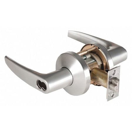Door Lever Lockset, 4-7/8