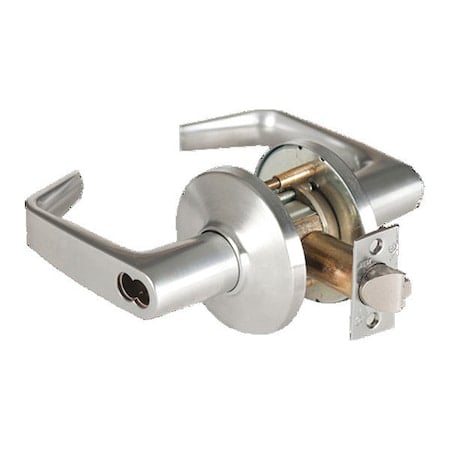 Cylindrical 9K Lock, Storeroom, Lever, Rose, S3, Satin Chrome AM MPN:9K37D15CS3626AM