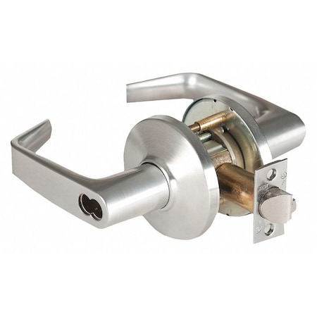 Door Lever Lockset, 4-7/8