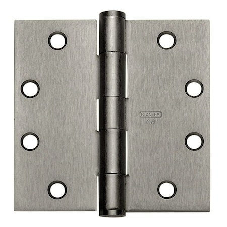 Door and Butt Hinge, Steel, Full Mortise Mounting, 1 3/4 in Leaf W x 4 in Leaf H, Satin Chrome MPN:CB179 4 5X4 FM STDWT DOOR HINGE 26D STL