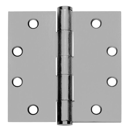 Door and Butt Hinge, Steel, Full Mortise Mounting, 2 in Leaf W x 4 1/2 in Leaf H, Satin Chrome MPN:CB179NRP 4 5X4 5 FM DOOR HINGE 26D STL