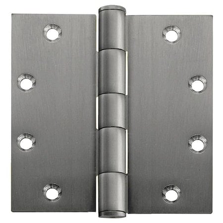 Door and Butt Hinge, Stainless Steel, Full Mortise Mounting, 1 3/4 in Leaf W x 4 in Leaf H, Satin MPN:CB191 4X4 FM STDWT DOOR HINGE32D STS