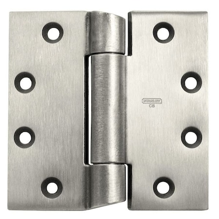 Door and Butt Hinge, Steel, Full Mortise Mounting, 1 1/4 in Leaf W x 3 in Leaf H, Satin Chrome MPN:F179 3X3 DOOR HINGE 26D STL