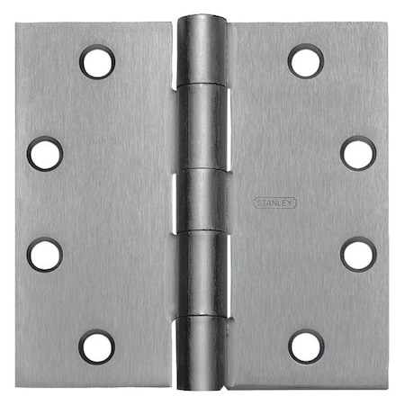 Door and Butt Hinge, Steel, Full Mortise Mounting, 1 15/16 in Leaf W x 4 1/2 in Leaf H, Satin Brass MPN:F179 4 5X4 5 DOOR HINGE 4 STL