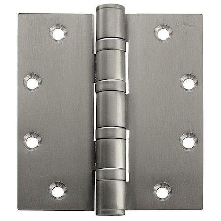 Door and Butt Hinge, Steel, Full Mortise Mounting, 1 3/4 in Leaf W x 4 in Leaf H, Satin Chrome MPN:FBB168NRP 4 5X4 DOOR HINGE 26D STL