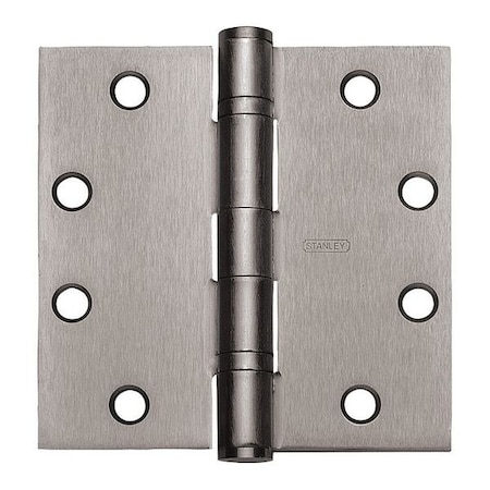 Door and Butt Hinge, Steel, Full Mortise Mounting, 1 13/16 in Leaf W x 4 1/2 in Leaf H MPN:FBB179 4 5X4 5 DOOR HINGE 26D STL