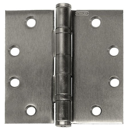 Door and Butt Hinge, Stainless Steel, Full Mortise Mounting, 1 3/4 in Leaf W x 4 in Leaf H, Satin MPN:FBB191 4 5X4 DOOR HINGE 32D STS