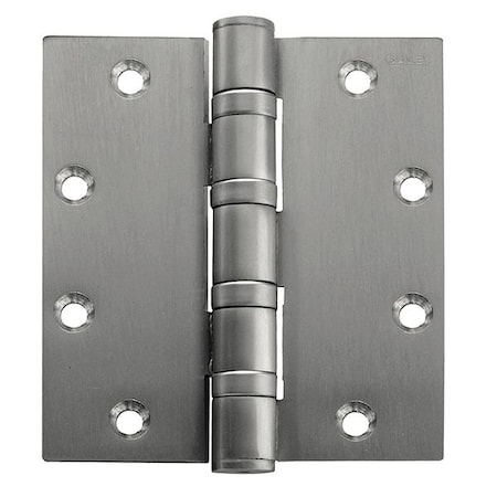 Door and Butt Hinge, Stainless Steel, Full Mortise Mounting, 2 in Leaf W x 4 1/2 in Leaf H, Satin MPN:FBB199 4 5X4 5 HW DOOR HINGE 32D STS