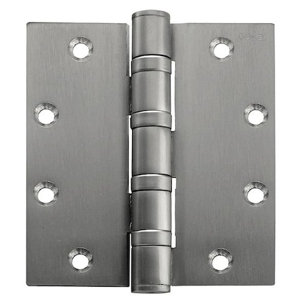 Door and Butt Hinge, Stainless Steel, Full Mortise Mounting, 1 3/4 in Leaf W x 4 in Leaf H, Satin MPN:FBB199 4 5X4 DOOR HINGE 32D STS