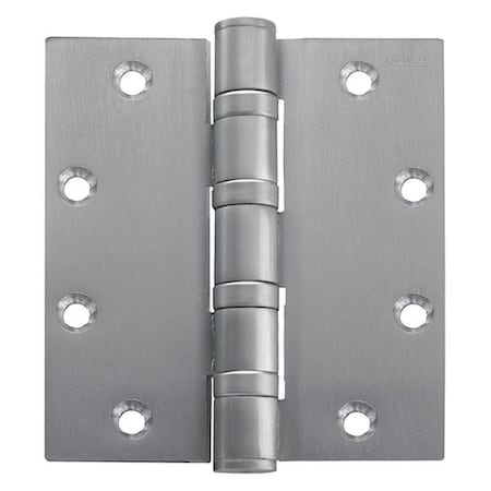 Door and Butt Hinge, Stainless Steel, Full Mortise Mounting, 1 1/2 in Leaf W x 3 1/2 in Leaf H MPN:FBB199NRP 4 5X4 DOOR HINGE 32D STS