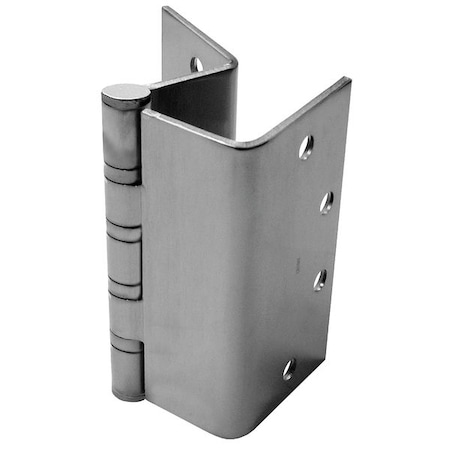 Butt Hinge, Steel, Full Mortise Mounting, 6 in Leaf W x 5 in Leaf H, Satin Chrome MPN:FBB268 5 HW SWG-CLR DOOR HINGE 26D STL