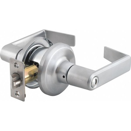 Lockset, Mechanical, Cylindrical, Privacy MPN:QTL240E626SAFLS