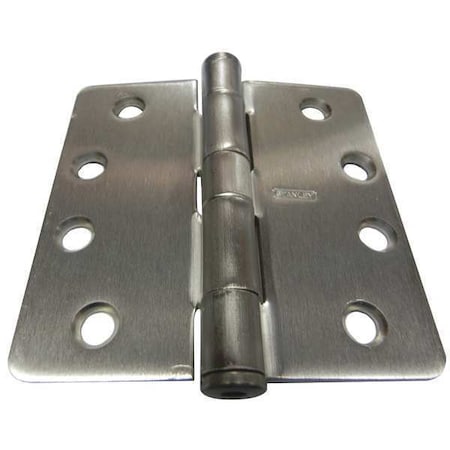 Door and Butt Hinge, Steel, Full Mortise Mounting, 2 in Leaf W x 4 in Leaf H, Satin Nickel MPN:RDF1791/4R4X4SWDRHINGE15STL