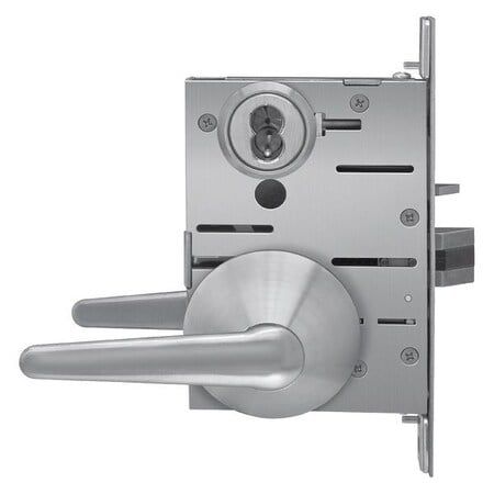 Mortise Lockset, Lever, LH 630 Rose, Ser. LH 630, Storeroom MPN:SPSLMLD16F630LH
