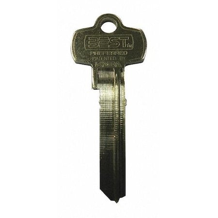 Key Blank, BEST Lock, Standard, 1P Keyway MPN:1AF11P17