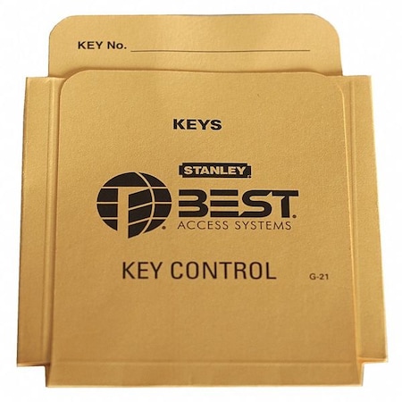 Key Authorization Card, Paper, For Keys MPN:G21