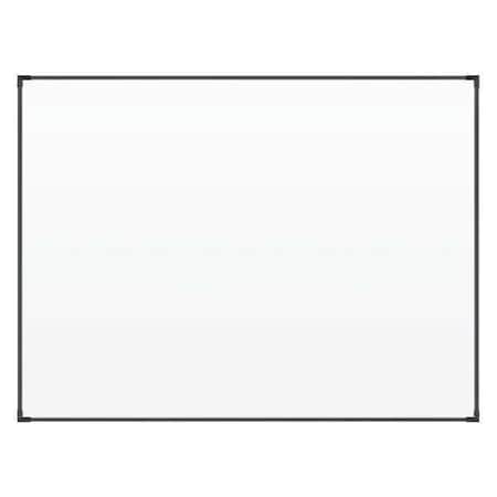 Dry Erase Board, Porcelain, 36 in, 48 in, Aluminum Frame, White, Gloss MPN:2028C