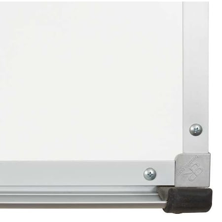 Replacement Panel, Porcelain, 48 in, 72 in, Aluminum Frame, White, Gloss MPN:2R2AG