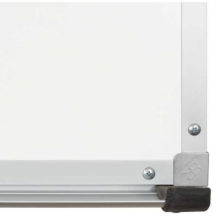 Replacement Panel, Porcelain, 48 in, 96 in, Aluminum Frame, White, Gloss MPN:2R2AH