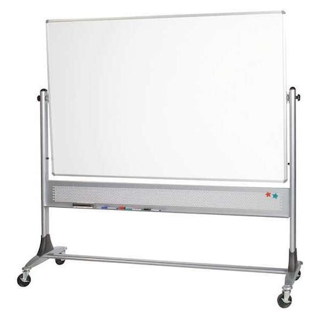 Combination Board, Cork, 48 in, 72 in, Steel Frame, White MPN:669RG-HC